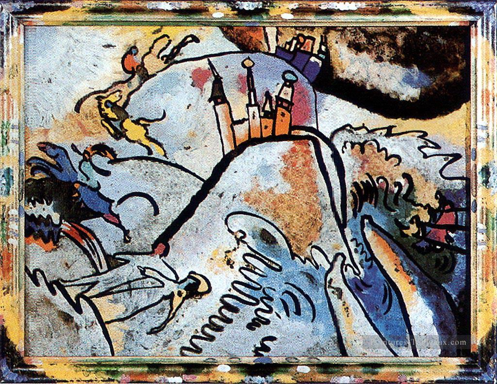Peinture sur verre au soleil Petits plaisirs Wassily Kandinsky Peintures à l'huile